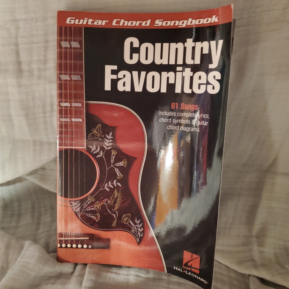 Guitar chord songbook country favorites Hal Leonard